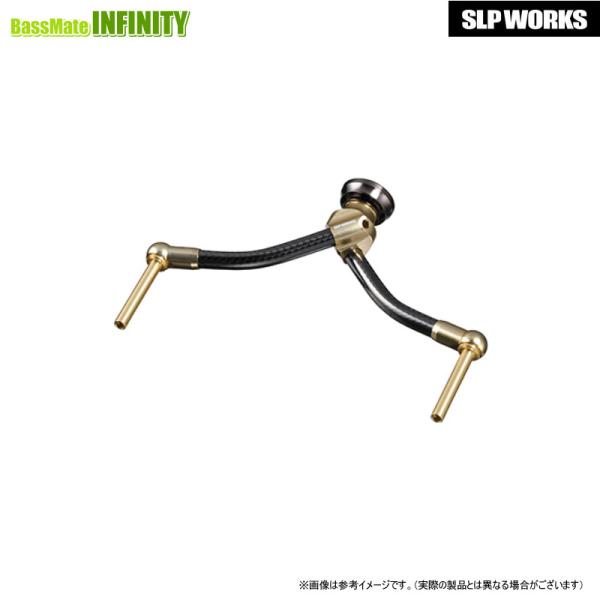 SLPワークス　カーボンライトダブルハンドルゴールド102mm DAIWA（ダイワ） ○ダイワ SLPワークス SLPW カーボンライトダブル