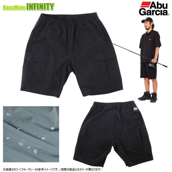 アブガルシア　ウォーターレジスタント　フィッシング　ショートパンツ　黒　XL Abu Garcia（アブガルシア） ○アブガルシア Abu ウォーターレジスタ