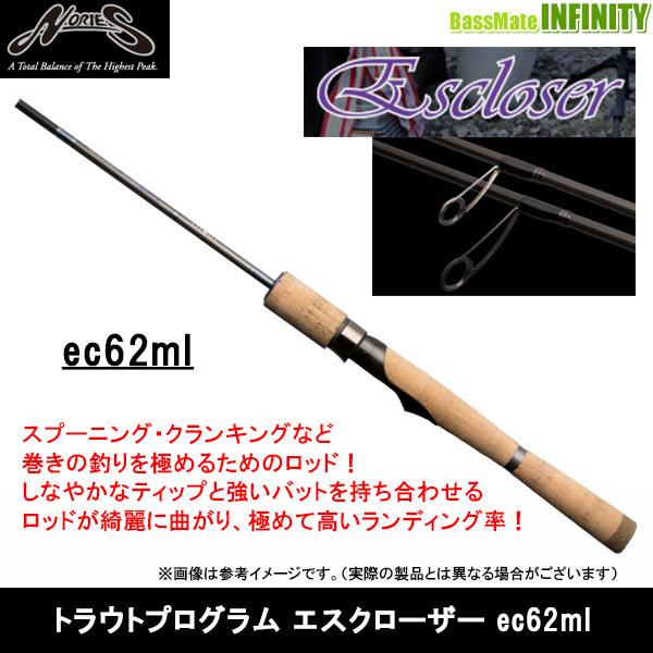 ○ノリーズ トラウトプログラム エスクローザー ec62ml (スピニング 