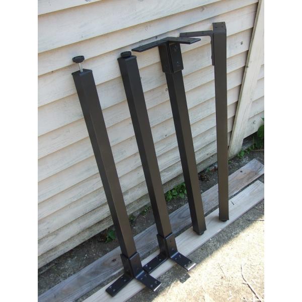 インダストリアルな鉄脚 ４本セット オーダーメイド８５１ｍｍ １２００ｍｍまで アイアン 日本製 製作期間２週間 １ヶ月程度 ばすぷすん工房 通販 Yahoo ショッピング