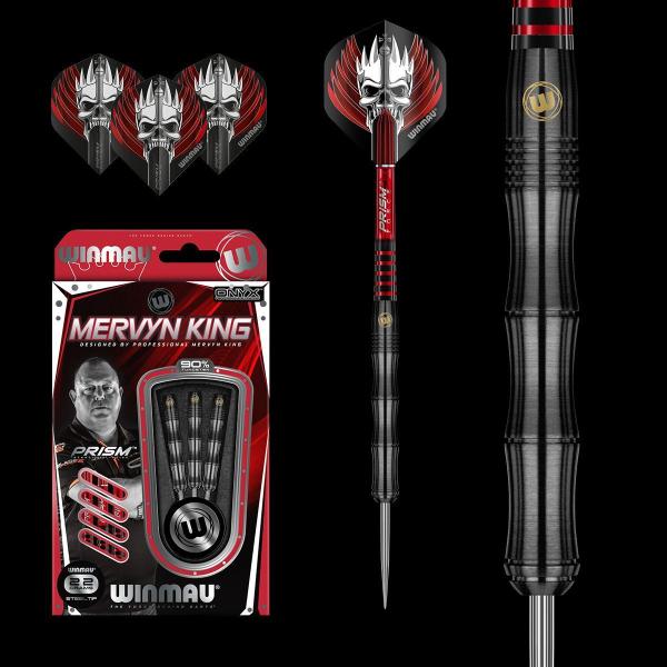 誕生日プレゼント ダーツ バレル Winmau Mervyn King 90% Tungsten