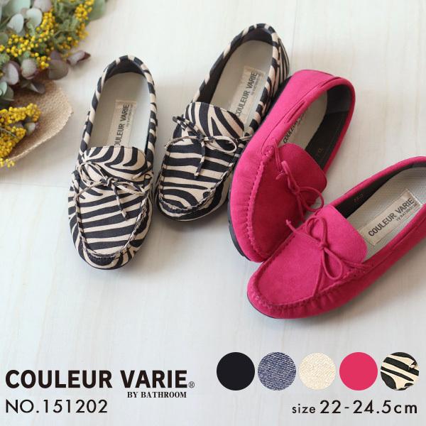 COULEUR VARIE（クロールバリエ） デッキシューズ リボン 痛くない