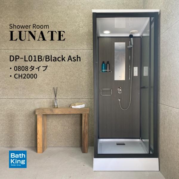 シャワーユニット　Lunateシリーズ　DP-L01B/Blackash　【W890×D940×H2200】