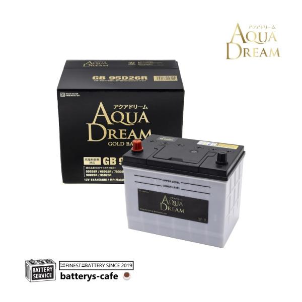 【未使用】Aqua Dream 自動車用バッテリー GB 95D26R アクアドリーム（AQUA DREAM） 95D26R [ 80D26R 85D26R 90D26R