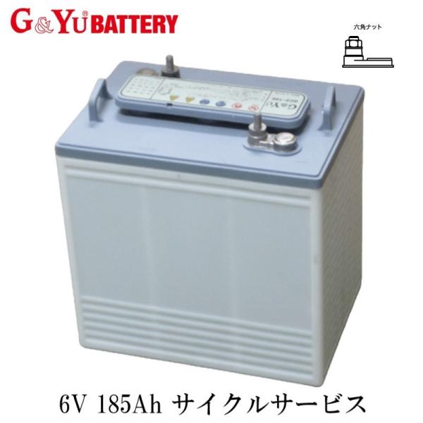 G&Yu ナカノ GC2-125 6V ディープサイクル サイクルサービス