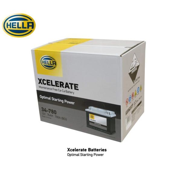 HELLA ヘラー バッテリー 34-780 (適合 34-630 34-6MF 34-72 34