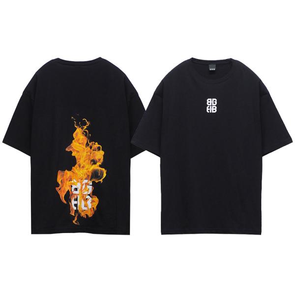 BAGARCH バガーチ　フレイムワイドTシャツ　FLAME WIDE-TS bagarch-1213-5.jpg