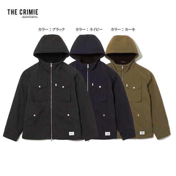 ジャケット・アウター CRIMIE WILL MILITARY BOA HOODED JACKET battleline-web_crimie-1072