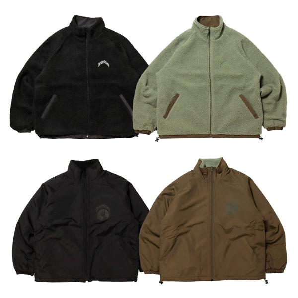 arch ボアジャケット L DREAMTEAM dream Team ドリームチーム Dreamteam Arch logo Reversible