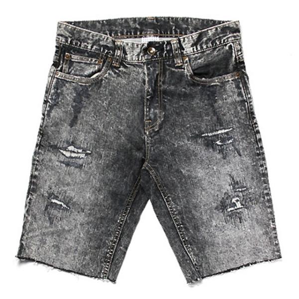 DREAM TEAM �h���[���`�[�� �f�j�� �V���[�c �V���[�g�p���c BLACK DENIM CRUSH SHORTS DT-105 hiphop �X�g���[�g DJ RYOW �X�g���[�g�n �t�@�b�V���� �������