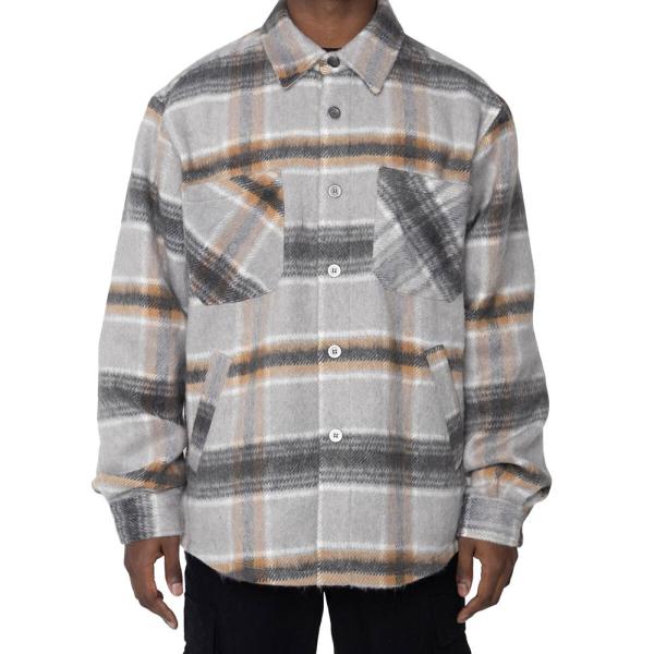 EPTM. SIDE ZIP FLANNEL EPTM Side Slit Flannel - Red EPTMエピトミ