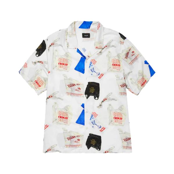 完売品 HUF 星座柄 開襟シャツ 総柄 ハフ 全面プリント battleline-web_huf-200