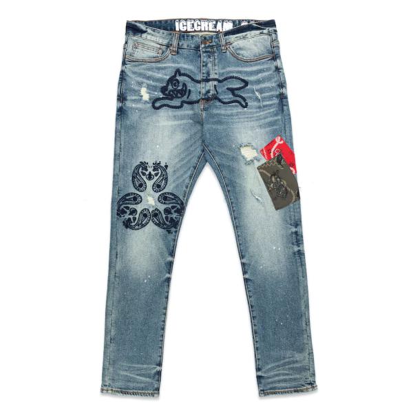 ICECREAM ice cream アイスクリーム BANDANA DENIM 421-7102 デニムパンツ デニム ジーンズ メンズ ブランド ストリート ストリート系 人気 :icecream-105:BATTLELINE 通販 ICE CREAM アイスクリーム デニムパンツ 34