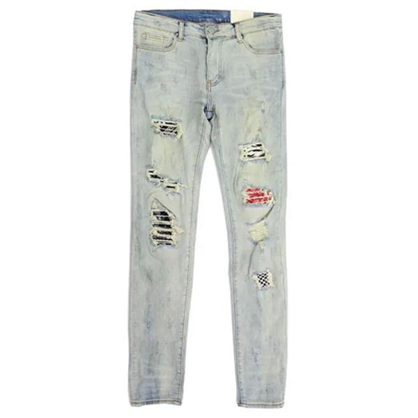mnml（ミニマル） X214 Stretch Denim Blue 20ML-SP857D デニムパンツ