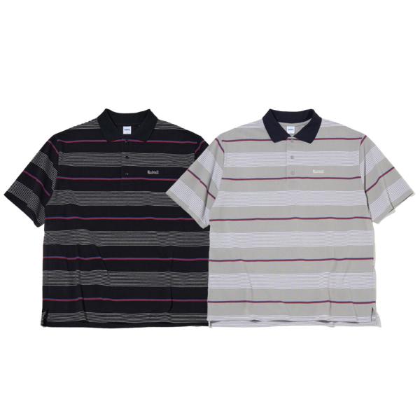 RADIALL ボーダーポロシャツ RADIALL（ラディアル） G-Body POLO SHIRT S/S RAD-25SS-CUT006