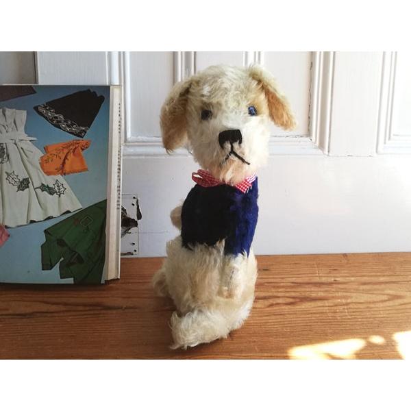 Chiltern チルターン 青い目のおすわり犬 年末年始大決算 イギリスヴィンテージ