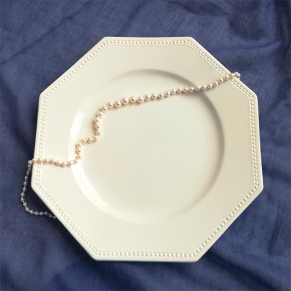 フランス　アンティーク　プレート　オクトゴナル　サルグミンヌ ディゴワン＆サルグミンヌ オクトゴナルのディナープレート