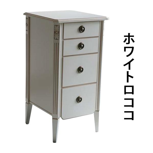 ホワイトロココ 3段チェスト 完成品 6125 : BAUHAUS - 通販 - Yahoo
