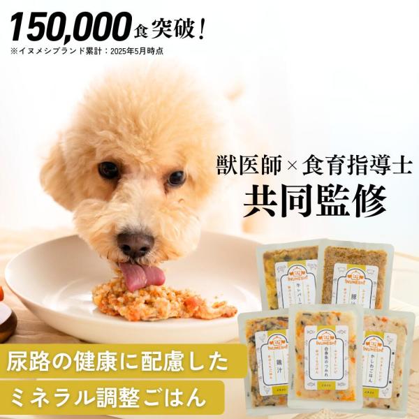 ミネラル 手作り 無添加 獣医師監修 国内製造 健康維持 ユリターレシピ イヌメシセレクション( ・ )