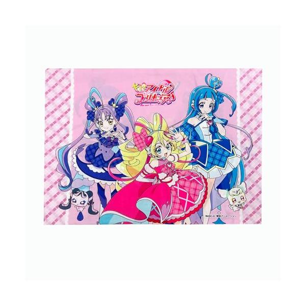 MORIPiLO プリキュア 子供 枕カバー (キミとアイドル ジュニア枕カバー) ぬいぐるみ グッズ クッション 約40x30x10cm ピン