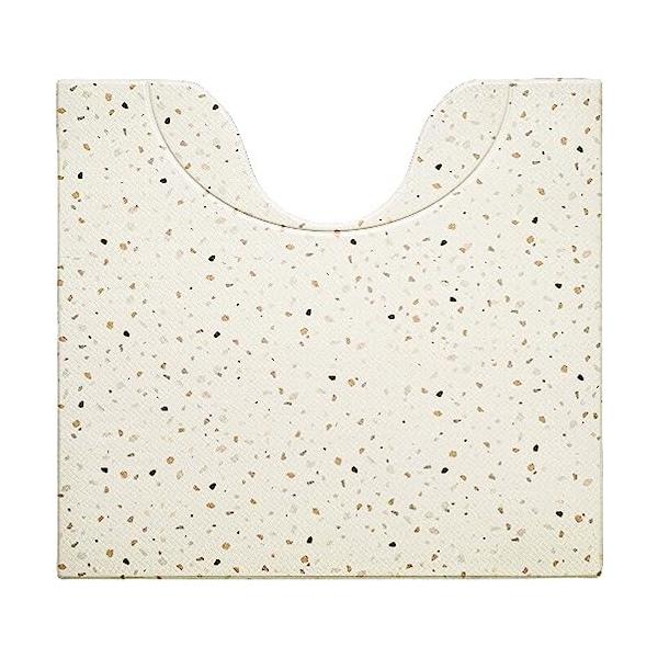 テラゾーテラゾー/標準/4905016019441・パッケージ個数:1・汚れても拭き取れる、お洗濯不要なトイレマットです。・マットについている折り目によりスキマにぴったりとフィットするので、尿ハネや汚れをしっかりガード。