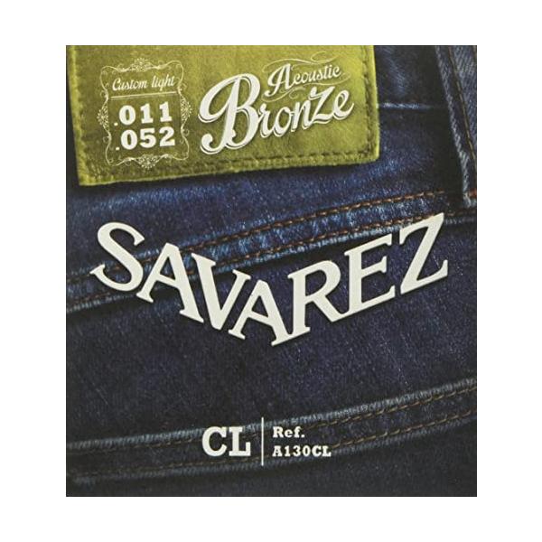 他サイト： SAVAREZ サバレス / A130CL Bronze Custom-Light ブロンズ カスタムライト 11-52 アコギ弦の商品画像