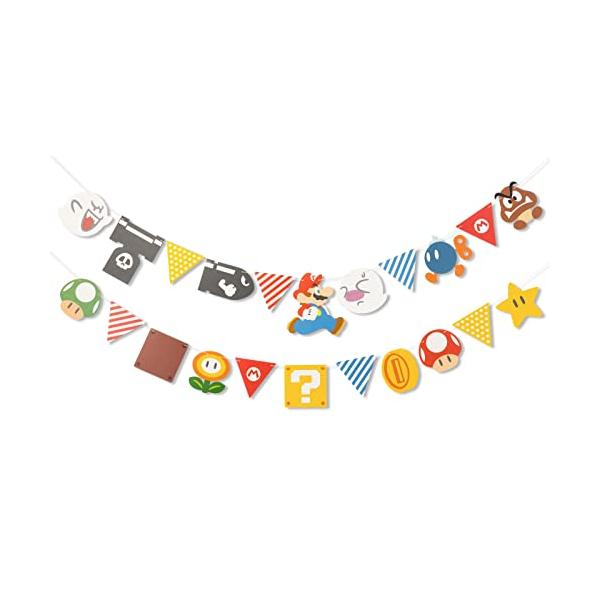 キャラクター&amp;アイテム/ワンサイズ/NSL-0051・Color:キャラクター&amp;アイテム・2018 Nintendo・原産国:中国・対象年齢:6才以上・お部屋を楽しく飾る、「マリオ」のガーランドセットです。・2本分のガーラン...