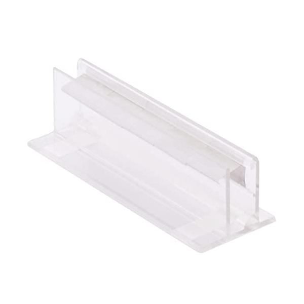 モダンクリア/-/32-8779・パッケージ個数:1・【入数】1個・【サイズ】本体-幅110mm×奥行40mm×高さ32.5mm・【色】透明・【対応POP厚】3〜7mm・【仕様】特殊吸着シート付