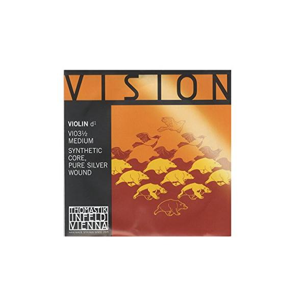 D線VI03-/1/2/VI03.12・Size:1/2Style:D線VI03・パッケージ個数:1・暖かめの音色です。音の立ち上がりが速く細かいパッセージを弾きやすい。・軽めの速いボウイングに適しています。・弦を細く作るためにアルミ巻きで...