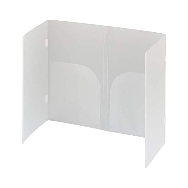 パーソナルブース 折りたたみ/-/A9000・Color:パーソナルブース 折りたたみ・パッケージ個数:1・【商品】オフィスや自宅、学校や飲食店などでの飛沫感染予防に便利な簡易パーテーション。・【材質】本体／ポリプロピレン（生地厚1.0mm...