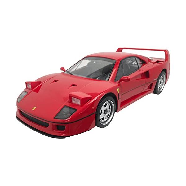 フェラーリ創業40周年を記念して誕生した、“F40”が1/14スケール R/C で登場・ヘッドライト開閉、ヘッドライト・テールランプ点灯・周波数：2.4GHz・使用電池（全て別売り）：本体/単三乾電池×5本、コントローラー/単三乾電池×2本...