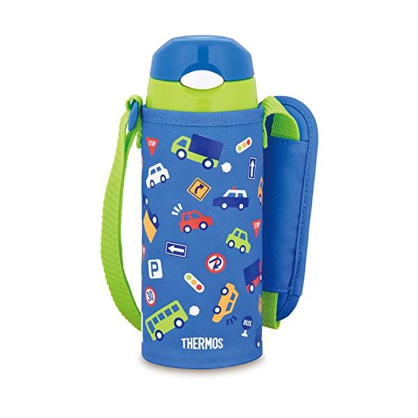 サーモス真空断熱ストローボトル ブルー 