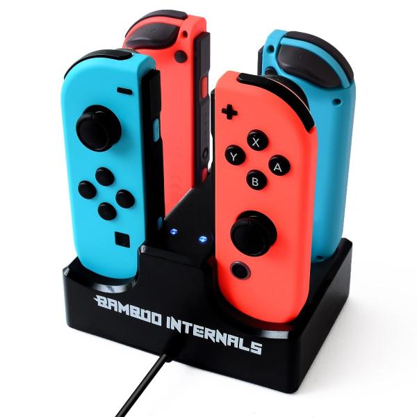 Nintendo Switch 任天堂 ニンテンドースイッチ コントローラー Joy Con ジョイコン 充電器 充電スタンド 4台同時充電 充電チャージャー 充電完了ランプ付 Buyee Buyee Japanese Proxy Service Buy From Japan Bot Online