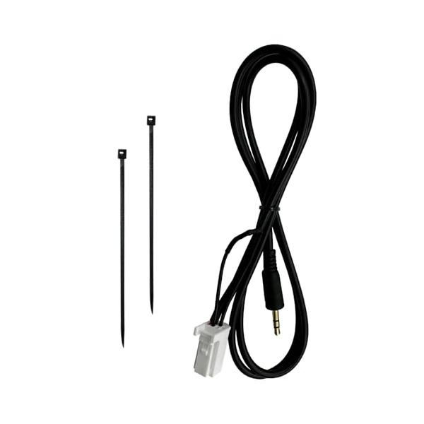 LONNIK スズキ純正オーディオ対応/3.5mmジャックAUX外部入力ケーブル ジムニー ワゴンR エブリィ アルトなどに