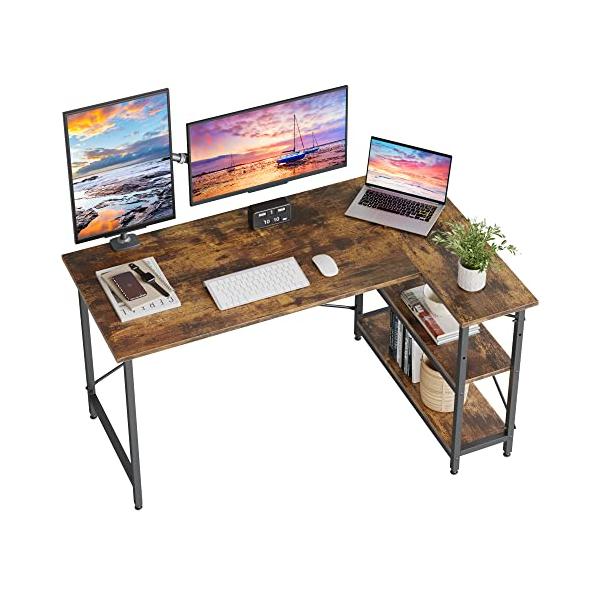 Bestier l字デスク pcデスク 幅140cm パソコンデスク l字 Bestier l字デスク pcデスク 幅140cm パソコンデスク l字