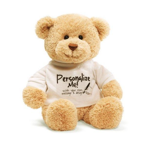 GUND ガンド パーソナライズミー Tシャツベア メッセージテディベア 
