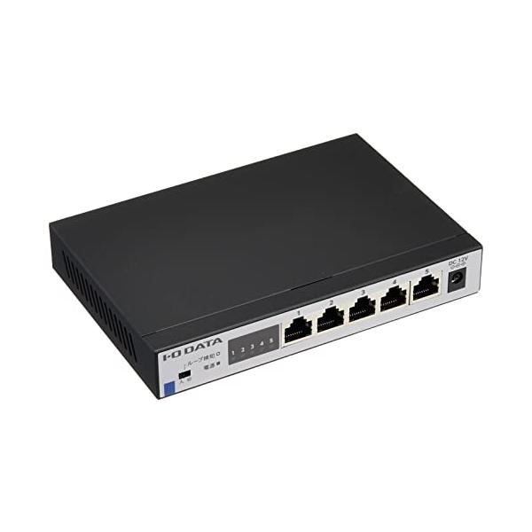 I-O DATA 2.5Gbps 5ポートスイッチングハブ ETQG-ESH05 【公式通販】