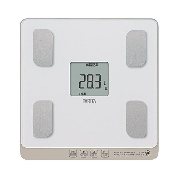 サイズ:2.5*28.6*29.3cm/本体重量:約1.7kg(乾電池含む)登録人数:5人電源:DC6V 単4形乾電池4本立てかけ収納OK。乗るだけで測定ができる「乗るピタ機能」搭載。触れるだけで作動する静電式タッチボタンを採用。体重が急激...