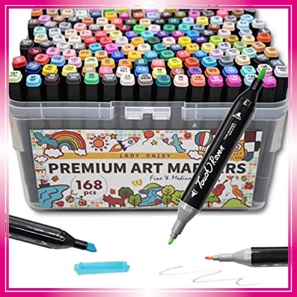 Lady Daisy イラストマーカー 168色セット イラストや塗り絵 アート 創作向け 専用ケース付き Wss 41gfokodyggr Bay Center 通販 Yahoo ショッピング