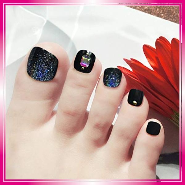 ネイルチップ 足用 24ピース 貼るだけ 簡単 付け爪 ネイルジュエリー ネイル用品 0046 58 Wss 61az78qbmckl Bay Center 通販 Yahoo ショッピング