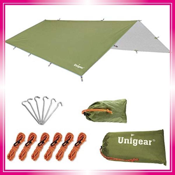 Unigear 防水タープ キャンプ タープ テント 軽量 日除け 高耐水加工 紫外線カット 遮熱 サンシェルター ポータブ Wss 71k9gmbite1z Bay Center 通販 Yahoo ショッピング