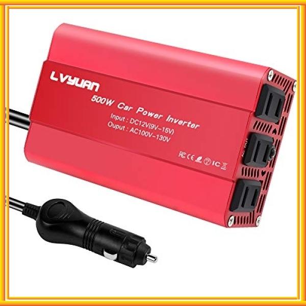 Lvyuan リョクエン インバーター 12v 500w シガーソケット コンセント Usb 2 ポート Acコンセント 3口 車載充電器 Wssj B08cmp4cvp Bay Center 通販 Yahoo ショッピング