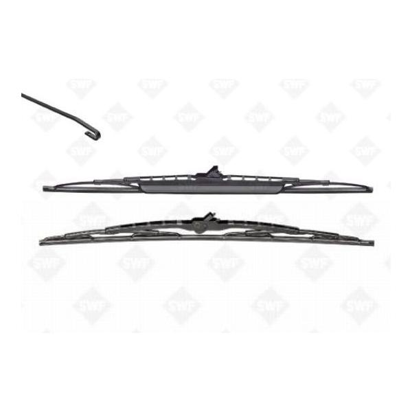 アウディ TT 8N ワイパーブレード フロント 左右セット Uフック 右ハンドル車用 530mm 3A1955425 8D1955425A SWF製