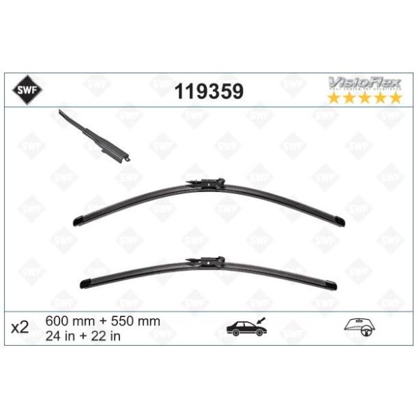 ボルボ V70 S60 S80 XC90等 ワイパーブレード フロント 左右 ボルボ V70 S60 S80 XC90等 ワイパーブレード フロント 左右