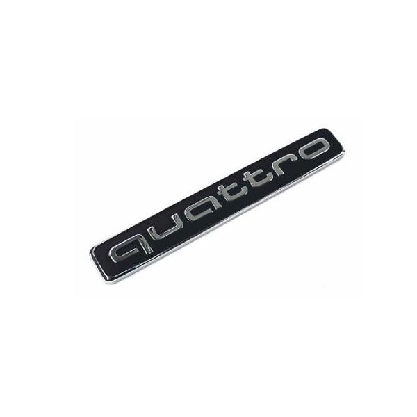 アウディ 純正  リアエンブレム「quattro」 A3 A4 A5 A6 A7 TT S6 Q7 等 新品