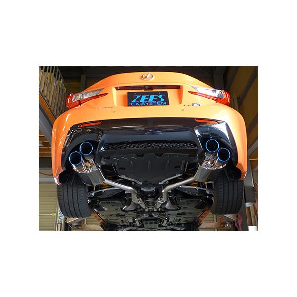 RCF オールステンレス リアマフラー チタンコーティング 真円ダブル