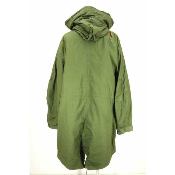 注文後の変更キャンセル返品 Used ブランド不明 キルティングコート メンズ サイズlarge ブランド古着バズストア キルティングライナー付き モッズコート 中古 年製