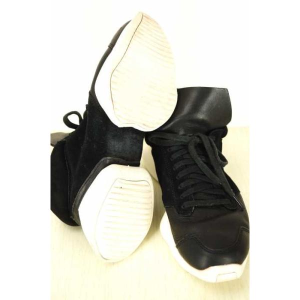 リックオウエンスアディダス Rick Owens Adidas スニーカー メンズ サイズ表記無 舗 ブランド古着バ 中古 レザースニーカー Runner