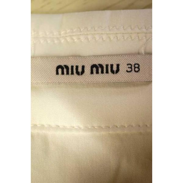 ミュウミュウ Miu シャツワンピース レディース サイズeur 38 現品 フリル ブランド古着バズストア 中古