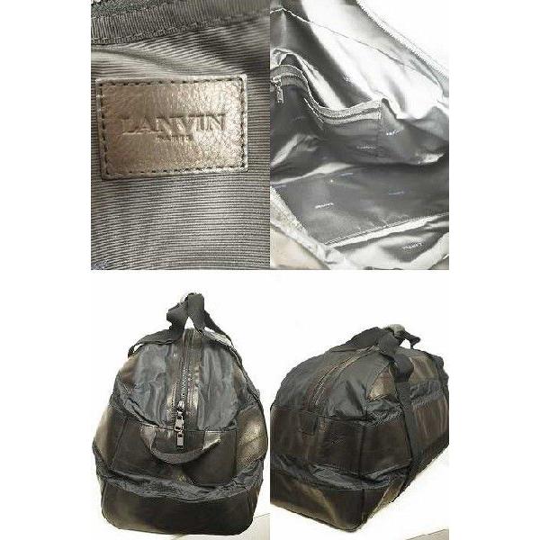 Lanvin ランバン ボストンバッグ メンズ サイズ表記無 パッチワーク 中古 ブランド古着バズストア 推奨